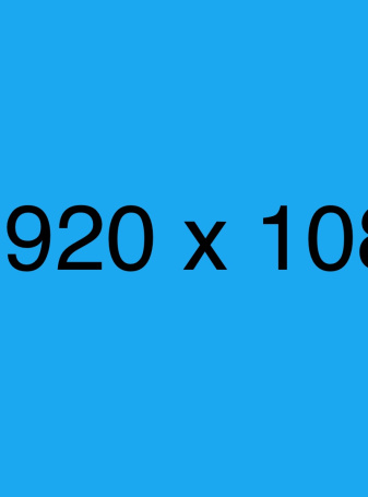 1920 x 1080 written on blue background
